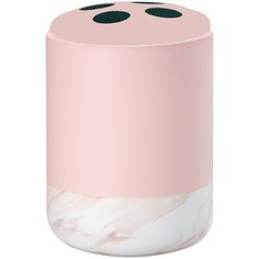 Стакан для зубных щеток настольный, розовый, керамика, TRENDY Fora