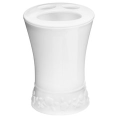 Стакан для зубных щёток настольный Venice, белый Fora