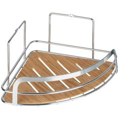 Полка для ванной комнаты угловая одинарная, Wood Fora