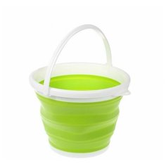 Ведро складное круглое 10л зеленое Bradex TD 0318