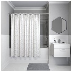 Штора для ванной комнаты, 200*180см, полиэстер, B34P218i11, IDDIS