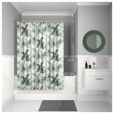 Штора для ванной комнаты, 200*180см, полиэстер, D10P218i11, IDDIS