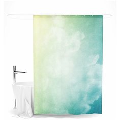 Шторка для ванной "Небеса", 145х180 см Сирень