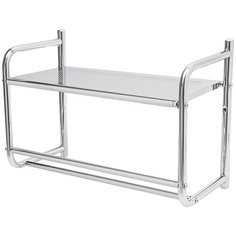 Полка настенная My Space BR32, с полочкой и вешалкой для полотенец, ШхГхВ: 45х21х31 см