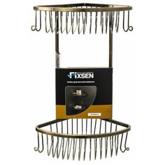 Полка угловая двухэтажная Fixsen FX-858-2