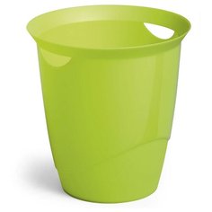 Легкая пластиковая корзина для мусора DURABLE TREND, 16 л., зеленый