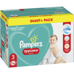 Pampers трусики Pants 3 (6-11 кг), 86 шт.
