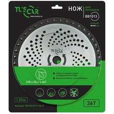 Нож для мотокосы TUSCAR BB1013, Standart, 230x25,4x36T, Classic, 1031013111-36-2