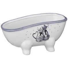 Подставка для губки Agness серия "Ля Мур", 14,5х7 см, высота 7 см (490-292)