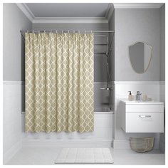 Штора для ванной комнаты, 200*180см, полиэстер, B09P218i11, IDDIS