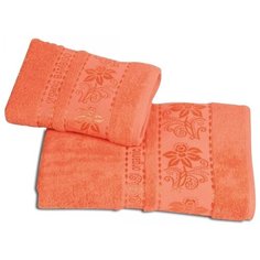 Бамбуковое полотенце Турция Cestepe Organic 70x140 - Коралловое