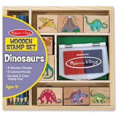 Melissa&Doug,"Творчество" Н-р печатей "Динозавры"