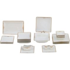 Столовый сервиз Flat 60379-30 на 6 персон/ Wertvolle perle Germany/ Столовый набор/ 30 предметов/ Фарфор