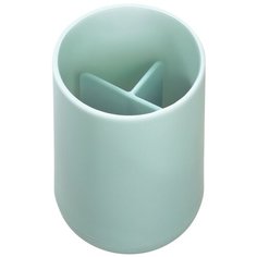 Стакан для ванных принадлежностей Soft Aqua 3 отделения пластик морская волна Inter Design