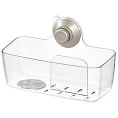 Корзина Ariel для губок и щеток на присоске с разделителем 19х9х12см Inter Design