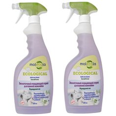2 Шт. MOLECOLA "Экологичный очищающий спрей д/ванной комнаты "Изумрудный лес"500мл