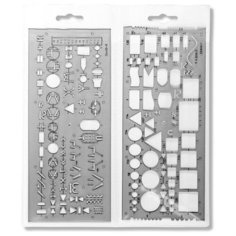 Набор трафаретов 3шт. Koh-I-Noor, европодвес