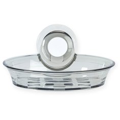 Мыльница IMPRESS настенная на присоске дымчато-серая Better Living