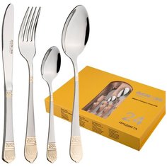 Набор столовых приборов на 6 персон 24 пр. серия миандр(922-100) Agness