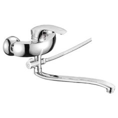 Смеситель для ванны однорычажный, излив 30см D140411 D-Lin