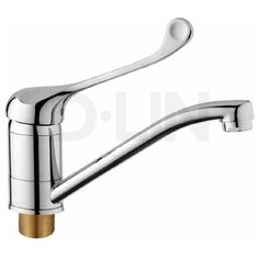 Смеситель для кухни с хирургической ручкой, излив 20см D151427 D-Lin