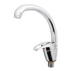 Смеситель для кухни однорычажный, высокий излив, картридж 40 3302у-1 Омега Omega