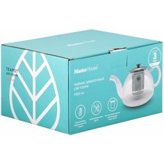 Чайник заварочный Master House Сэр Генри стеклянный жаропрочный 1000мл