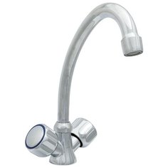 Смеситель для кухни высокий излив, Тыква ЦС-СМ 12г К ЭКО Мет ЭМ900913 Центр Сантехники