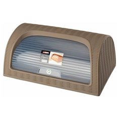 Хлебница ElfPlast Elegance, серо-коричневый