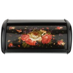 Хлебница Agness, серия "Роскошный сад", 35,5х23х14,5см, металлическая (938-057)