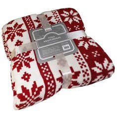 Плед Belezza Снежинка 6134593 фланель 180*200