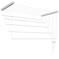 Сушилка для белья ПТФ Лиана "Лиана", потолочная, длина 1.4 м белая Liana