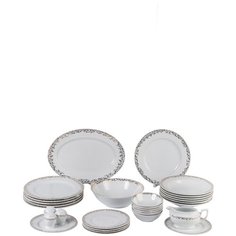 Столовый сервиз Best 70084-M2 на 6 персон/ Wertvolle perle Germany/ Столовый набор/ 30 предметов/ Фарфор