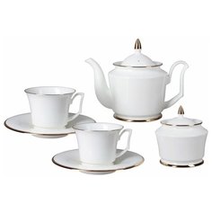 Сервиз чайный, ф. Юлия, рис. Золотая лента 6/14 Императорский фарфоровый завод