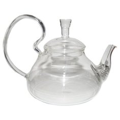 Заварочный чайник из жаропрочного стекла "Бегония" с пружинкой-фильтром в носике, 600 мл, дно d90 мм Wintergreen Tea&Coffee