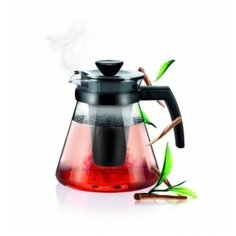 Стеклянный чайник TEO 1,25 л, с ситечками для заваривания / Tescoma