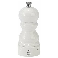 Мельница для соли деревянная Paris Laque Blanc, 12 см, белая 27797 Peugeot