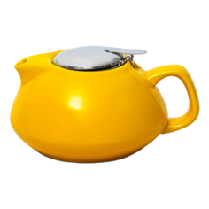 Чайник заварочный с фильтром ФЕЛИЧИТА "ГЛАЗУРЬ" 750мл темно-желтый Elrington