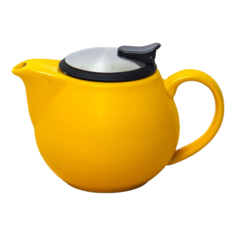 Чайник заварочный с фильтром ФЕЛИЧИТА "ГЛАЗУРЬ" 700мл желтый Elrington