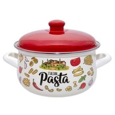 Кастрюля Savasan Паста 9273 эмалированная грушевиднаям 3,4л