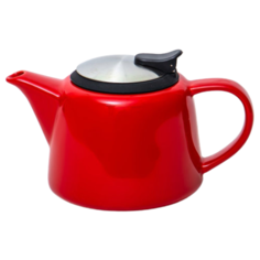 Чайник заварочный с фильтром ФЕЛИЧИТА "ГЛАЗУРЬ" 600мл красный Elrington