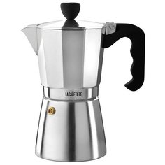 Гейзерная кофеварка KitchenCraft La Cafetiere Classic Espresso (6 порций), серебристый