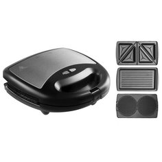 Прибор со сменными панелями REDMOND Мультипекарь RMB-PM601, черный/серебристый