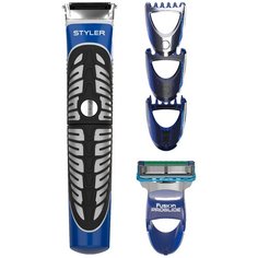 Триммер Gillette Fusion ProGlide Styler, черный/синий