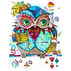 Белоснежка Картина по номерам "Венецианская сова" 30х40 см (292-AS)