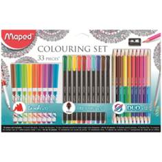 Maped Colouring Set Набор для рисования 33 предмета (897417)