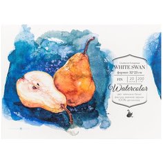 Альбом для акварели Малевичъ White Swan Fin 32 х 23 см, 200 г/м², 20 л.