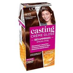 LOreal Paris Casting Creme Gloss стойкая краска-уход для волос, 432, Шоколадный трюфель