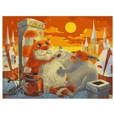 Белоснежка Картина по номерам "Поздний ужин" 30х40 см (3004-CS)