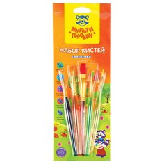 Набор кистей Мульти-Пульти синтетика, короткая ручка, 5 шт. (SB_16594)